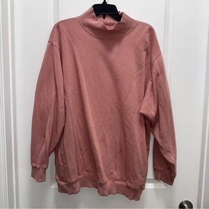 American Eagle Aerie Mauve Pink Super Soft Pullover